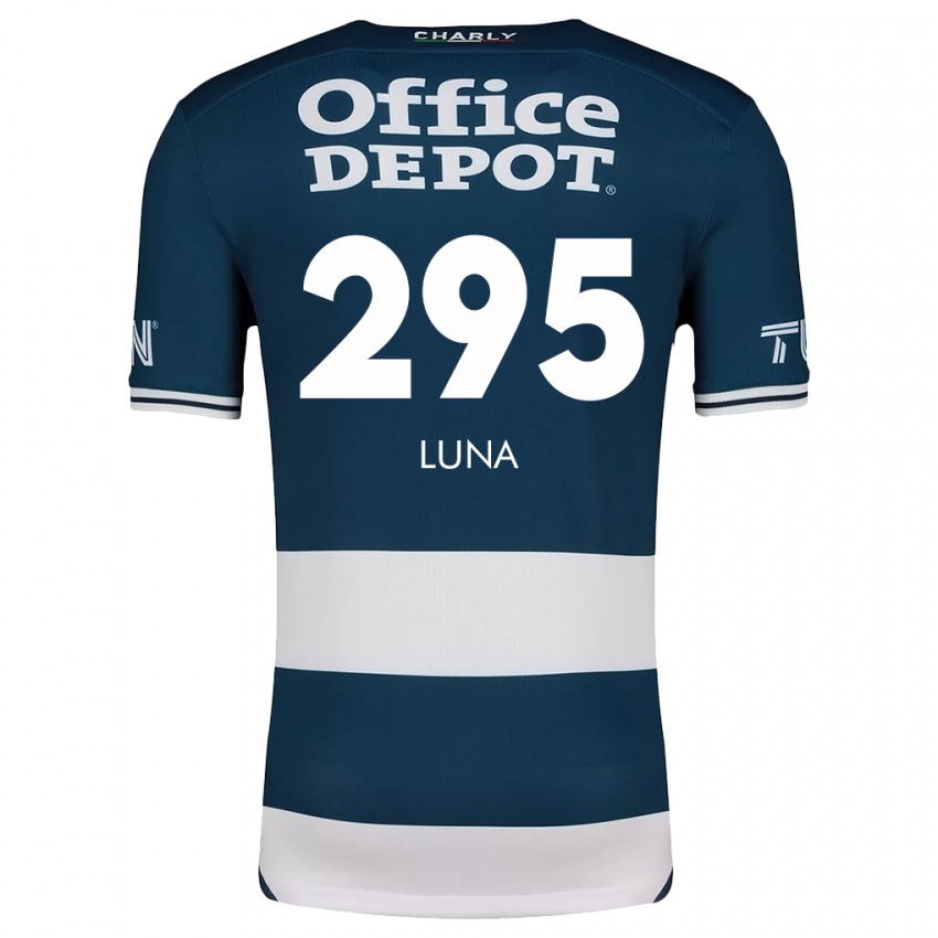 Gyermek Irving Luna #295 Kék Fehér Hazai Jersey 2024/25 Mez Póló Ing