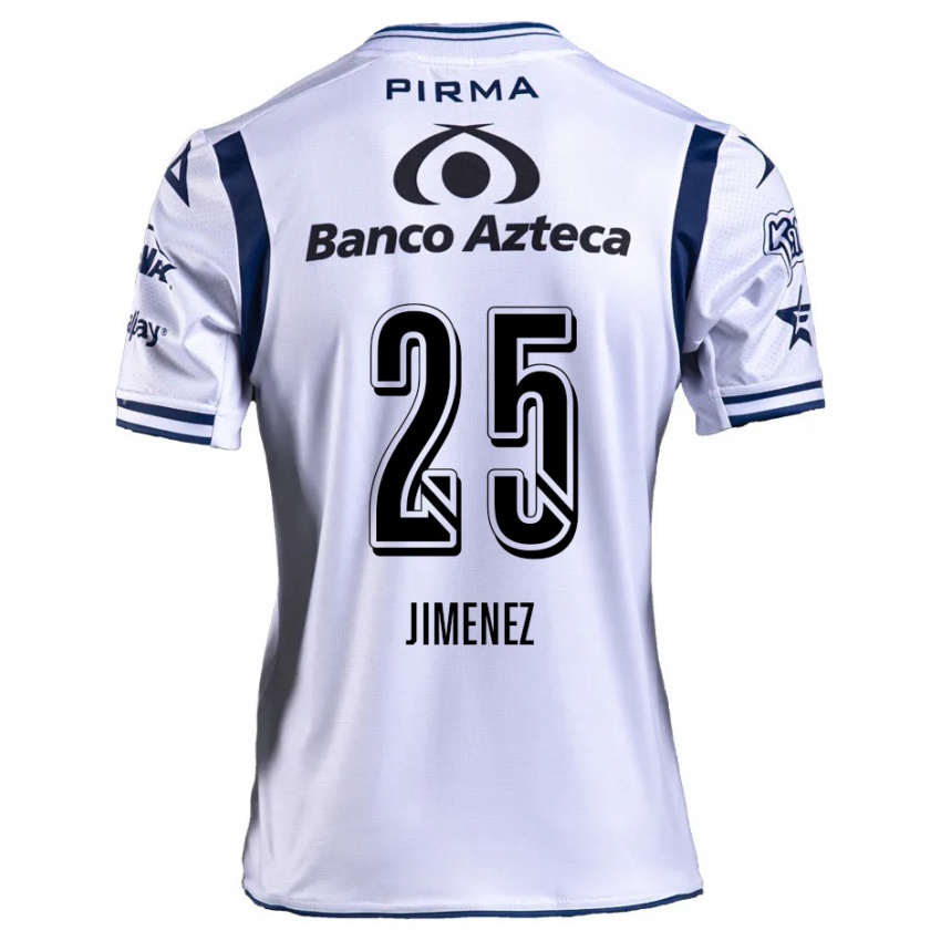 Gyermek Miguel Jiménez #25 Fehér Sötétkék Hazai Jersey 2024/25 Mez Póló Ing