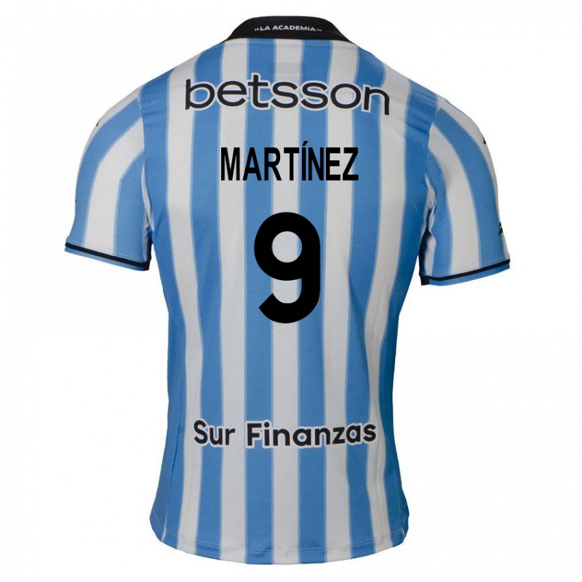 Gyermek Adrián Martínez #9 Kék Fehér Fekete Hazai Jersey 2024/25 Mez Póló Ing