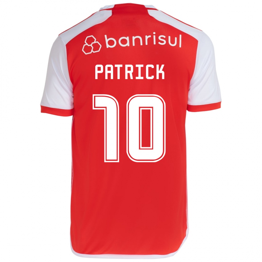 Gyermek Alan Patrick #10 Piros Fehér Hazai Jersey 2024/25 Mez Póló Ing