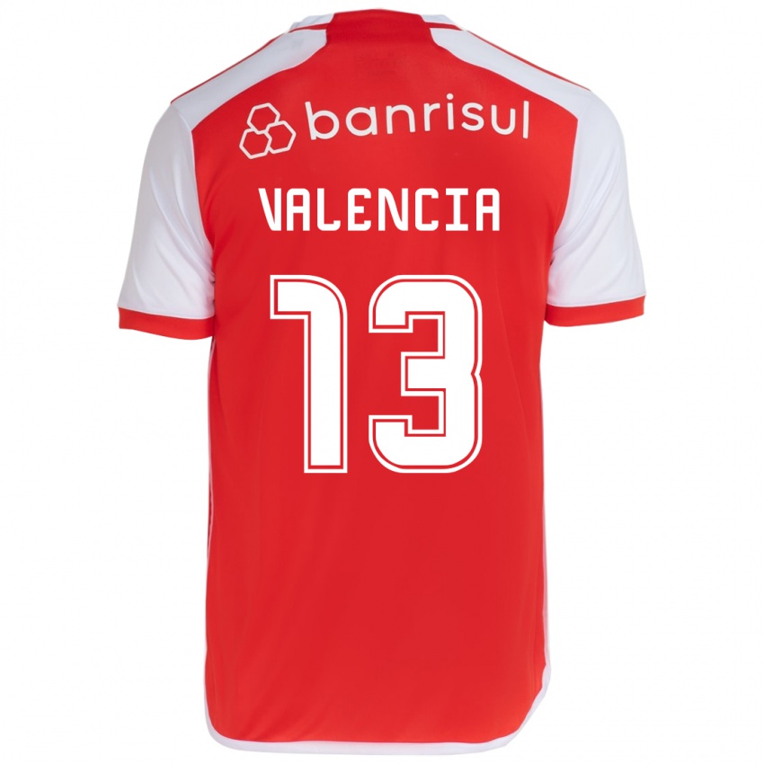 Gyermek Enner Valencia #13 Piros Fehér Hazai Jersey 2024/25 Mez Póló Ing