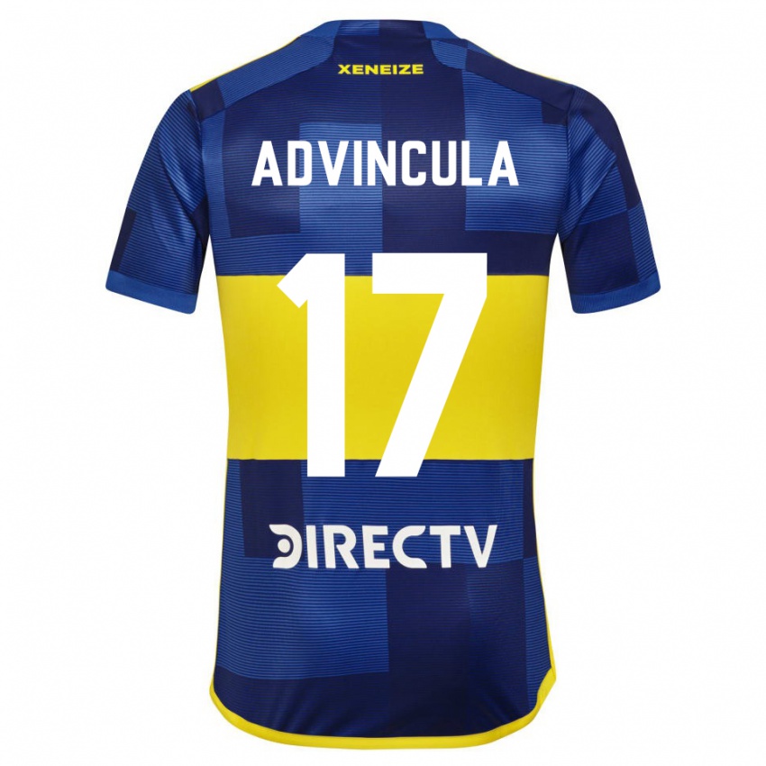 Gyermek Luis Advincula #17 Kék Sárga Hazai Jersey 2024/25 Mez Póló Ing