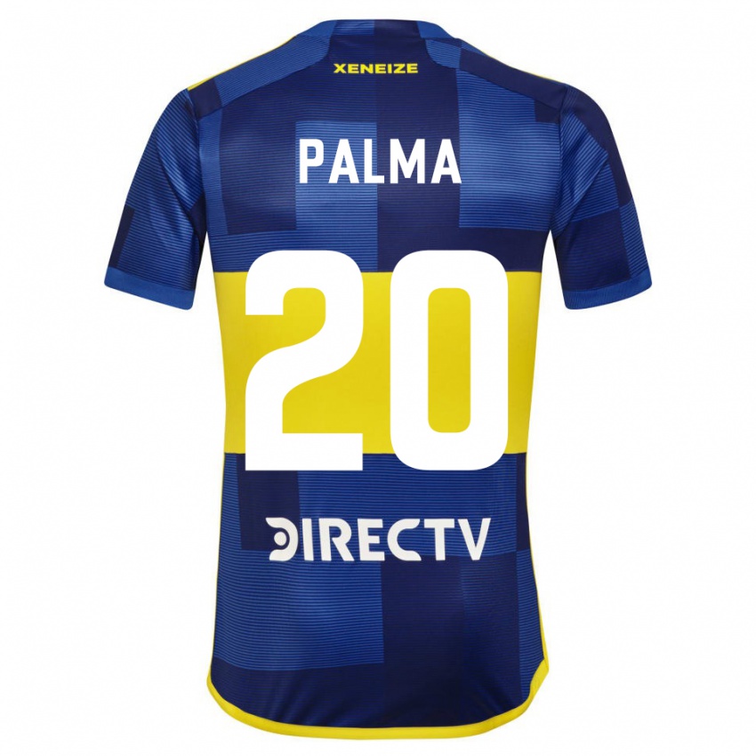 Gyermek Lucas Palma #20 Kék Sárga Hazai Jersey 2024/25 Mez Póló Ing