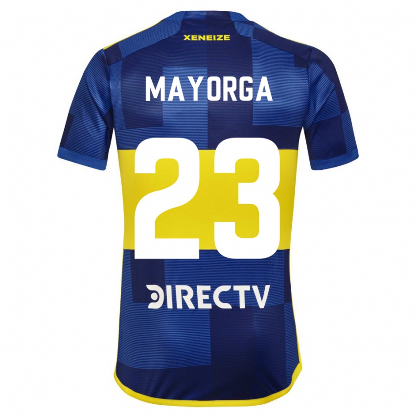 Gyermek Miriam Mayorga #23 Kék Sárga Hazai Jersey 2024/25 Mez Póló Ing