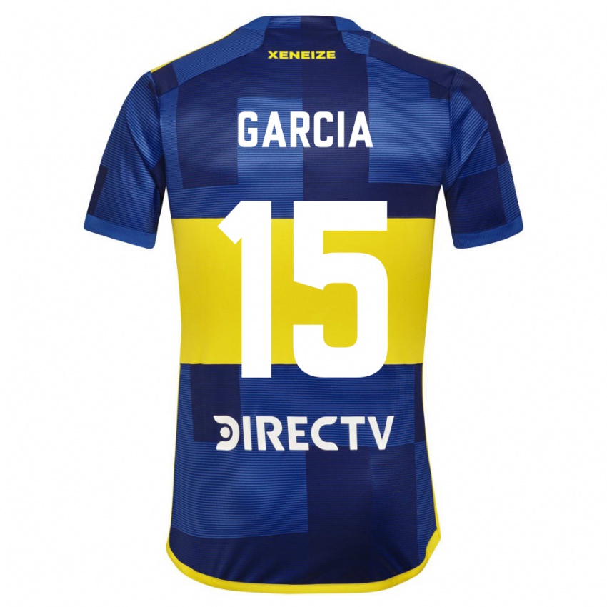 Gyermek Ramiro Garcia #15 Kék Sárga Hazai Jersey 2024/25 Mez Póló Ing