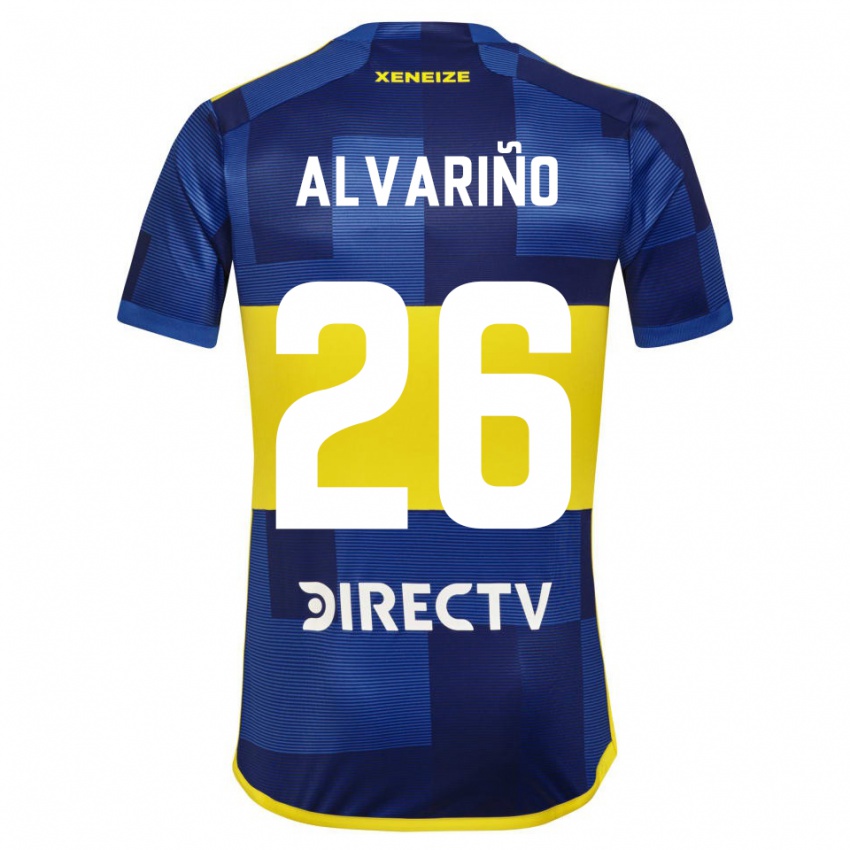 Gyermek Alexis Alvariño #26 Kék Sárga Hazai Jersey 2024/25 Mez Póló Ing