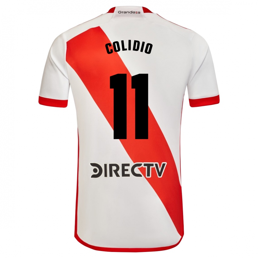 Gyermek Facundo Colidio #11 Fehér Piros Hazai Jersey 2024/25 Mez Póló Ing