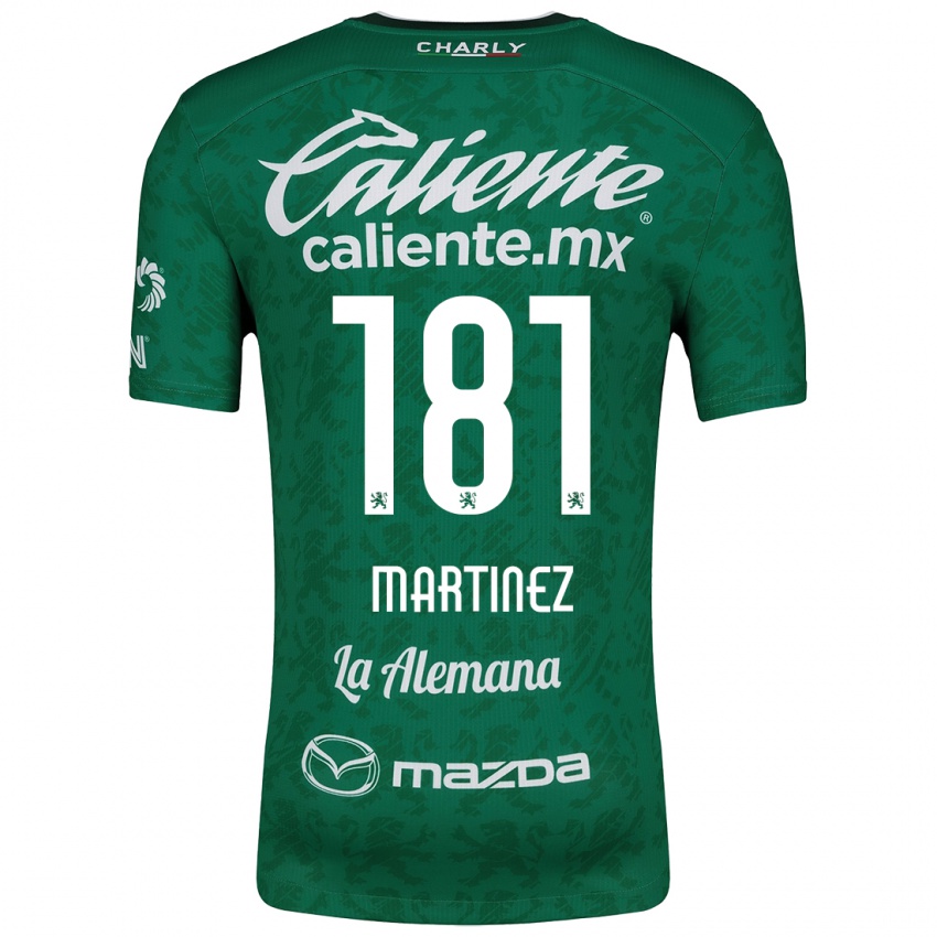 Gyermek Irving Martínez #181 Zöld Fehér Hazai Jersey 2024/25 Mez Póló Ing