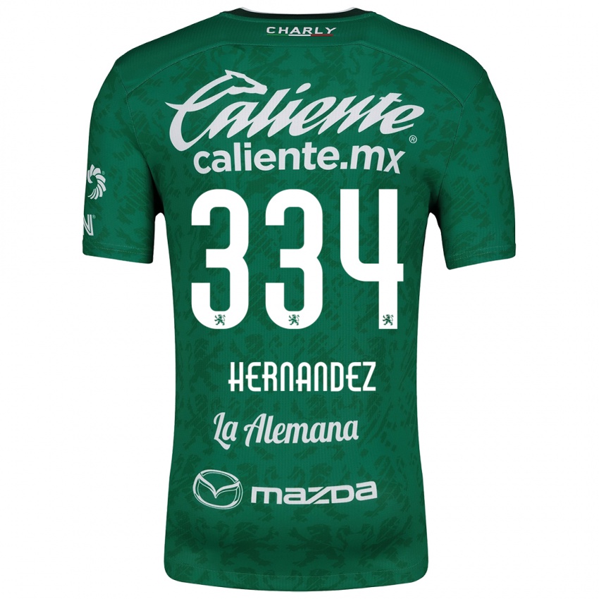 Gyermek Alan Hernández #334 Zöld Fehér Hazai Jersey 2024/25 Mez Póló Ing