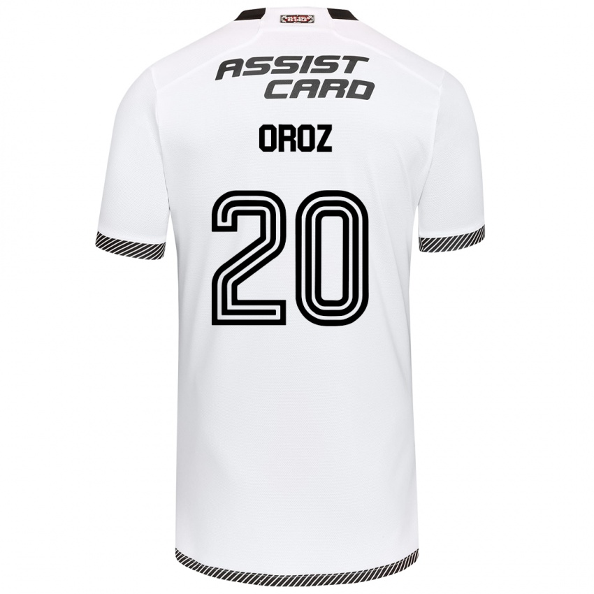 Gyermek Alexander Oroz #20 Fehér Fekete Hazai Jersey 2024/25 Mez Póló Ing