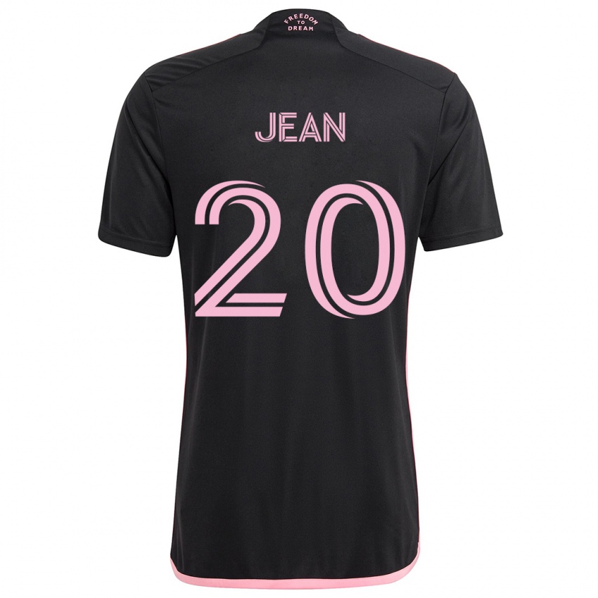 Gyermek Corentin Jean #20 Fekete Idegenbeli Jersey 2024/25 Mez Póló Ing