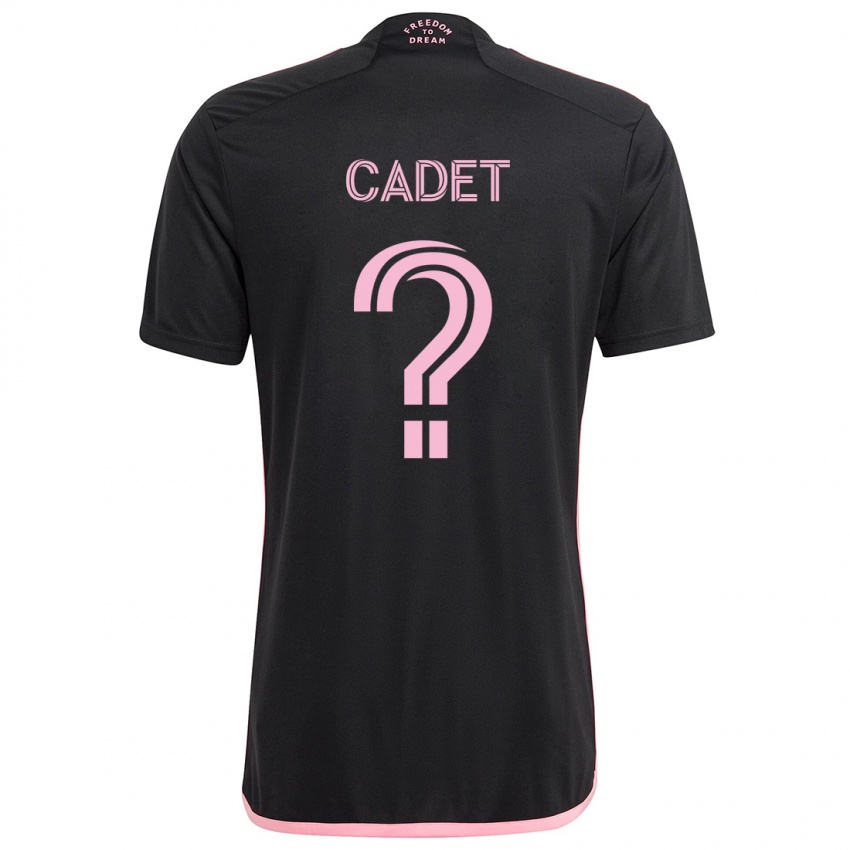 Gyermek Zidane Cadet #0 Fekete Idegenbeli Jersey 2024/25 Mez Póló Ing