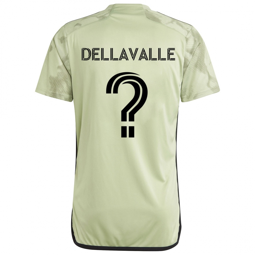 Gyermek Lorenzo Dellavalle #0 Világos Zöld Idegenbeli Jersey 2024/25 Mez Póló Ing