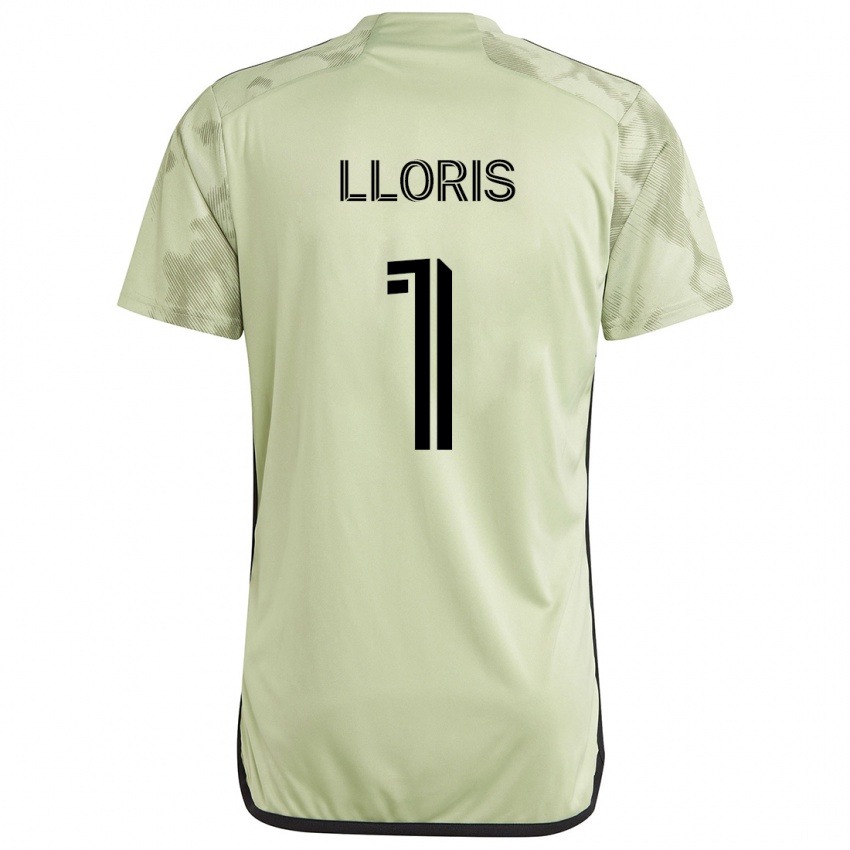 Gyermek Hugo Lloris #1 Világos Zöld Idegenbeli Jersey 2024/25 Mez Póló Ing