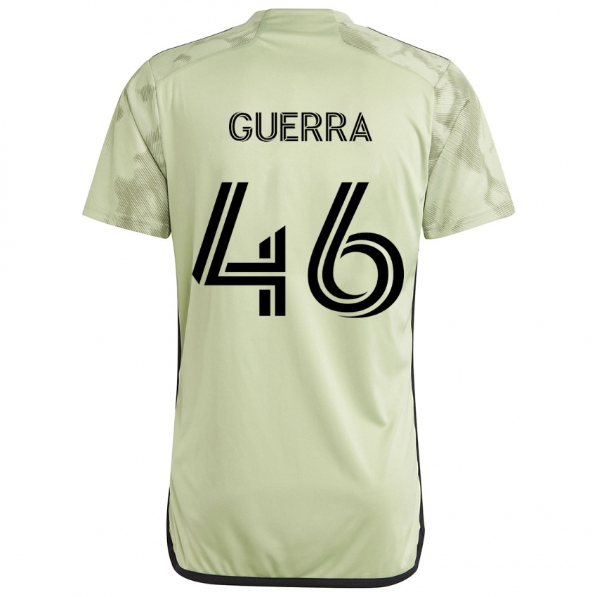 Gyermek Decarlo Guerra #46 Világos Zöld Idegenbeli Jersey 2024/25 Mez Póló Ing