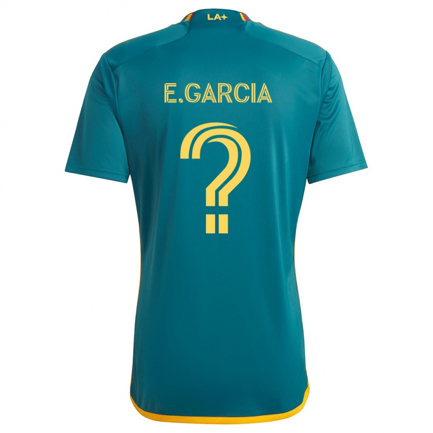 Gyermek Emiliano Garcia #0 Green Yellow Idegenbeli Jersey 2024/25 Mez Póló Ing