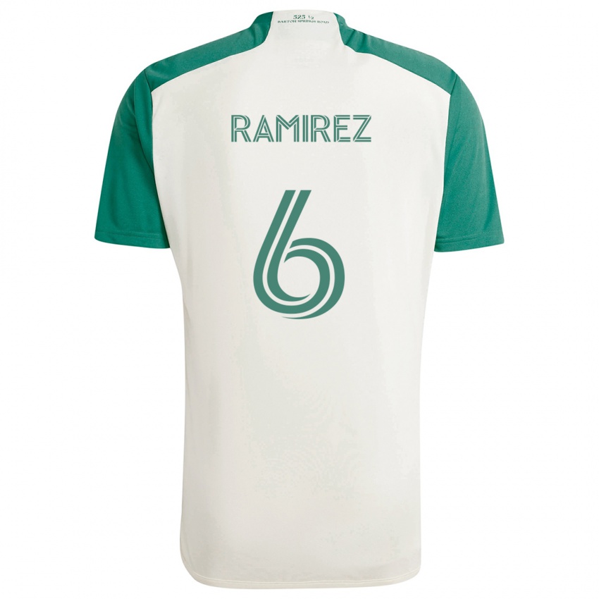 Gyermek Alonso Ramírez #6 Barna Színek Zöld Idegenbeli Jersey 2024/25 Mez Póló Ing