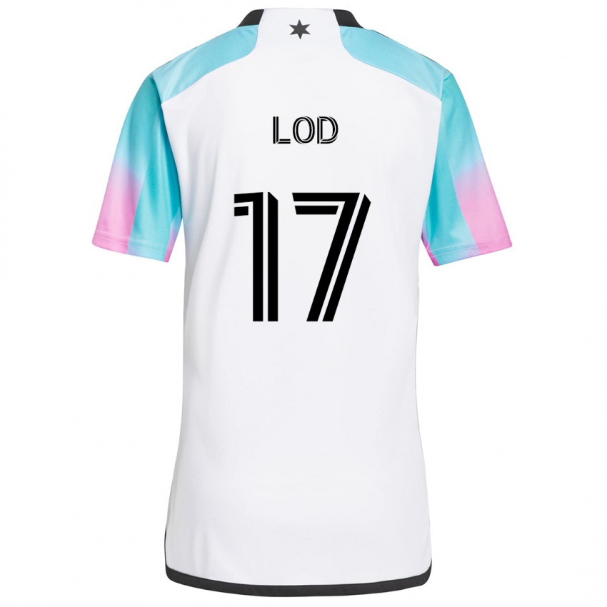 Gyermek Robin Lod #17 Fehér Kék Fekete Idegenbeli Jersey 2024/25 Mez Póló Ing