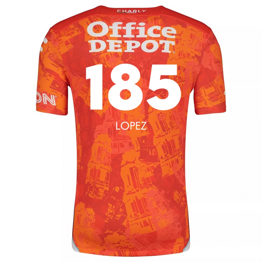 Gyermek René López #185 Narancssárga Fehér Idegenbeli Jersey 2024/25 Mez Póló Ing