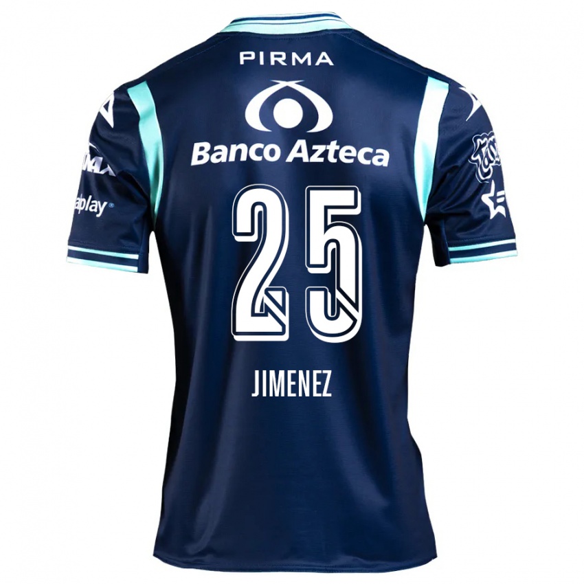 Gyermek Miguel Jiménez #25 Sötétkék Idegenbeli Jersey 2024/25 Mez Póló Ing