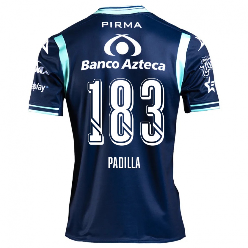 Gyermek Donovan Padilla #183 Sötétkék Idegenbeli Jersey 2024/25 Mez Póló Ing