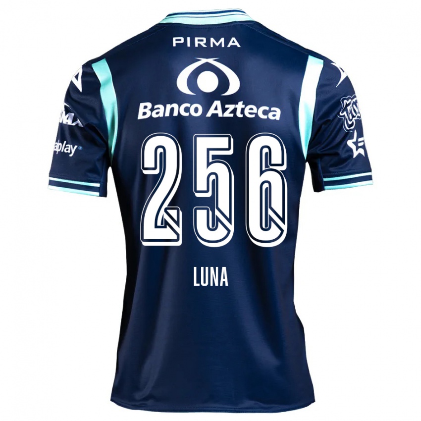 Gyermek Ángel Luna #256 Sötétkék Idegenbeli Jersey 2024/25 Mez Póló Ing