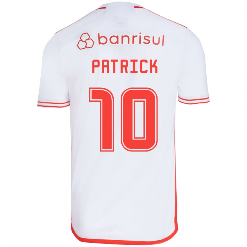 Gyermek Alan Patrick #10 Fehér Piros Idegenbeli Jersey 2024/25 Mez Póló Ing