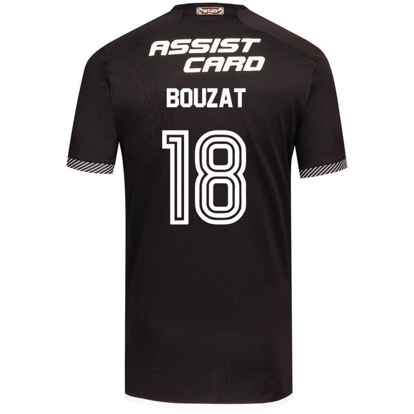 Gyermek Agustín Bouzat #18 Fekete-Fehér Idegenbeli Jersey 2024/25 Mez Póló Ing