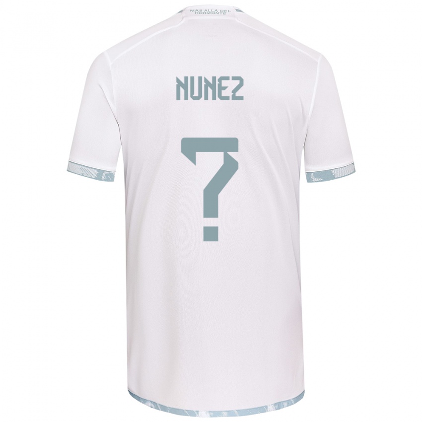 Gyermek Renato Nuñez #0 Fehér Szürke Idegenbeli Jersey 2024/25 Mez Póló Ing