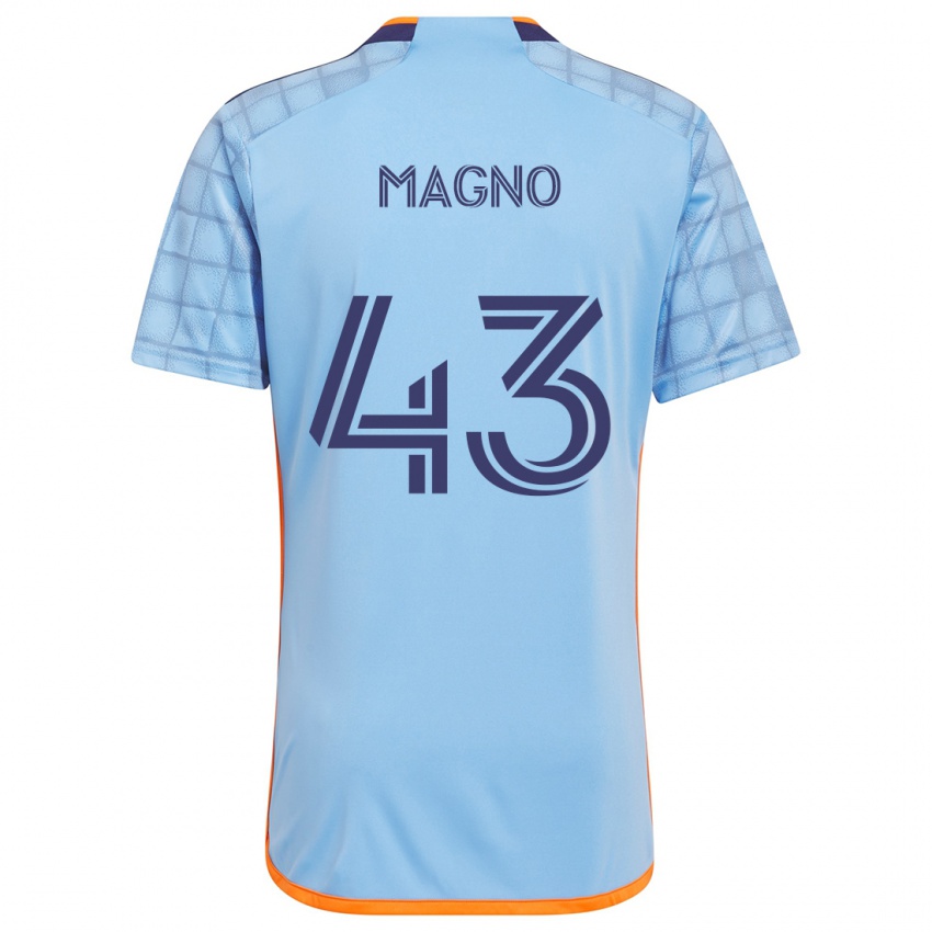 Férfi Talles Magno #43 Kék Narancs Hazai Jersey 2024/25 Mez Póló Ing