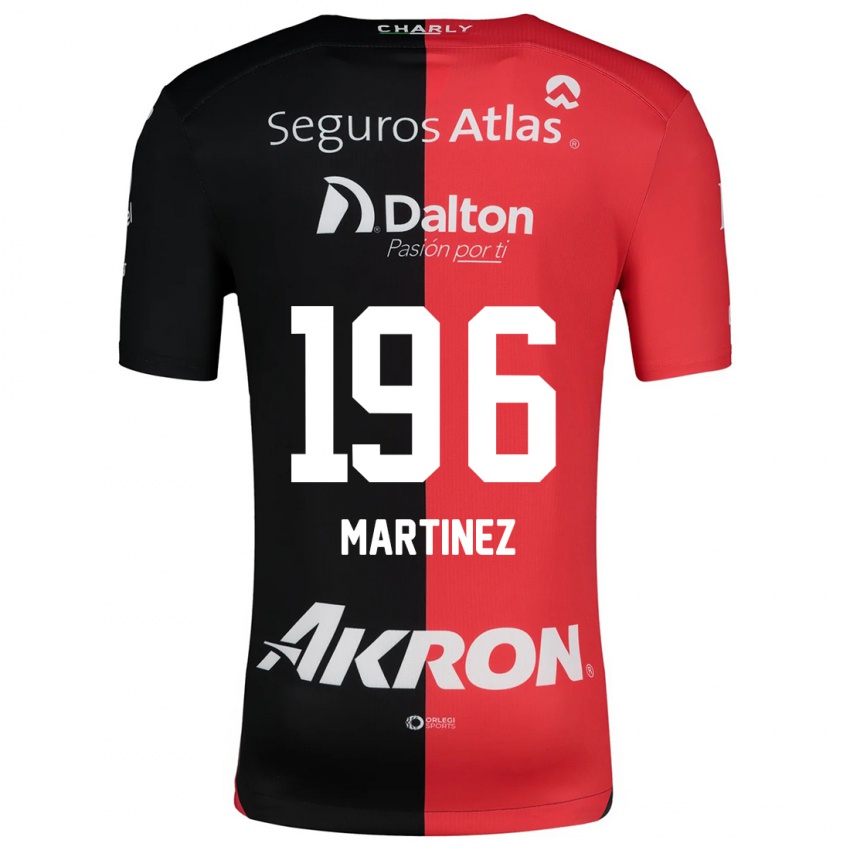 Férfi Rafael Martínez #196 Piros Fekete Hazai Jersey 2024/25 Mez Póló Ing