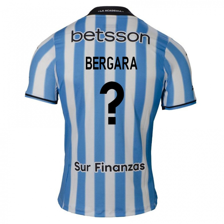 Férfi Matías Bergara #0 Kék Fehér Fekete Hazai Jersey 2024/25 Mez Póló Ing