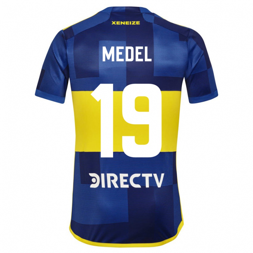 Férfi Gary Medel #19 Kék Sárga Hazai Jersey 2024/25 Mez Póló Ing