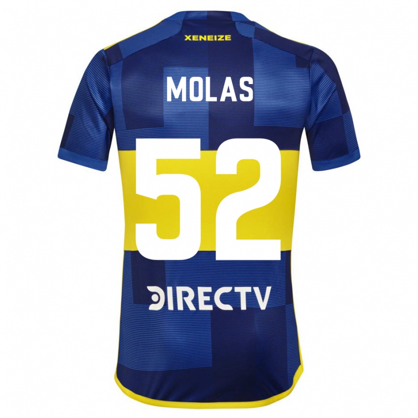 Férfi Walter Molas #52 Kék Sárga Hazai Jersey 2024/25 Mez Póló Ing