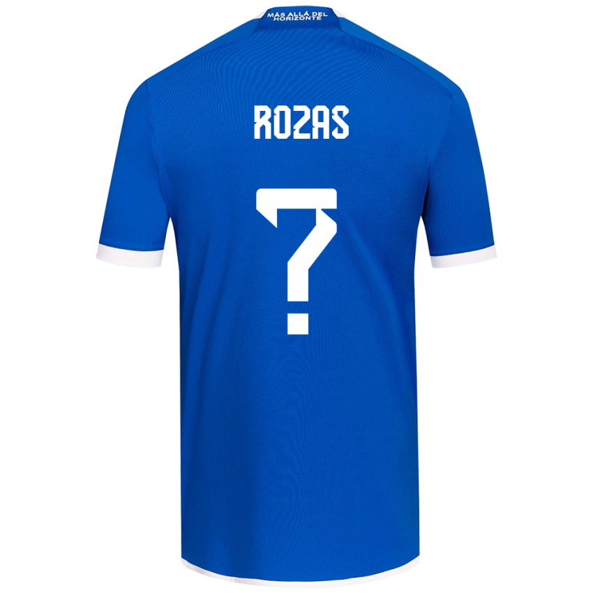 Férfi Sergio Rozas #0 Kék Fehér Hazai Jersey 2024/25 Mez Póló Ing