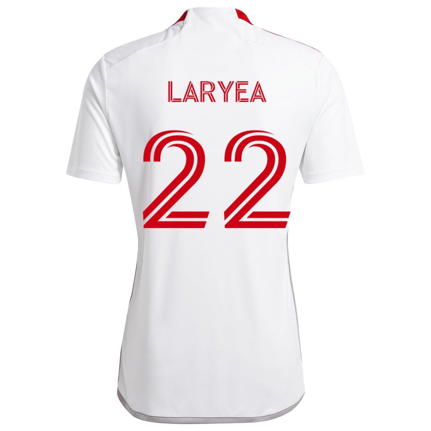 Férfi Richie Laryea #22 Fehér Piros Idegenbeli Jersey 2024/25 Mez Póló Ing