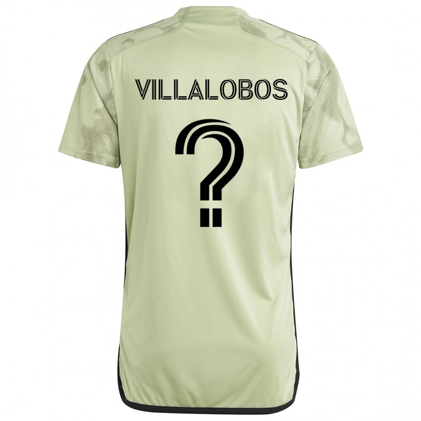 Férfi Kristian Villalobos #0 Világos Zöld Idegenbeli Jersey 2024/25 Mez Póló Ing