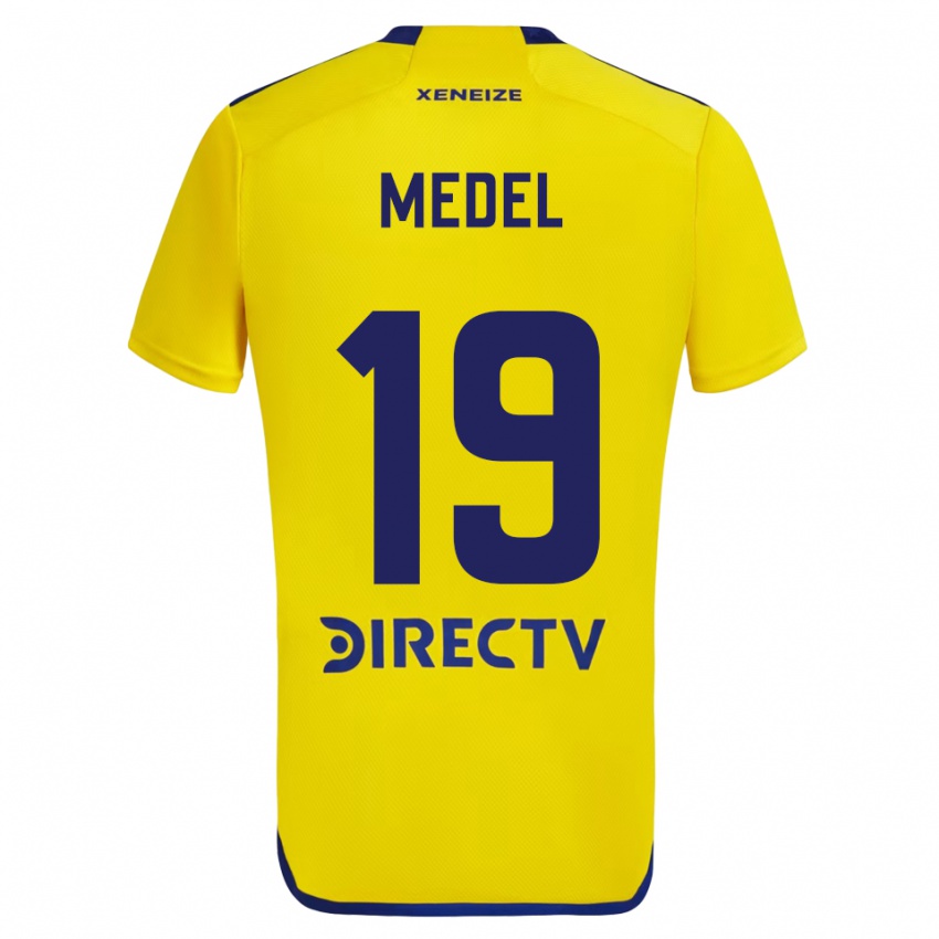 Férfi Gary Medel #19 Sárga Kék Idegenbeli Jersey 2024/25 Mez Póló Ing