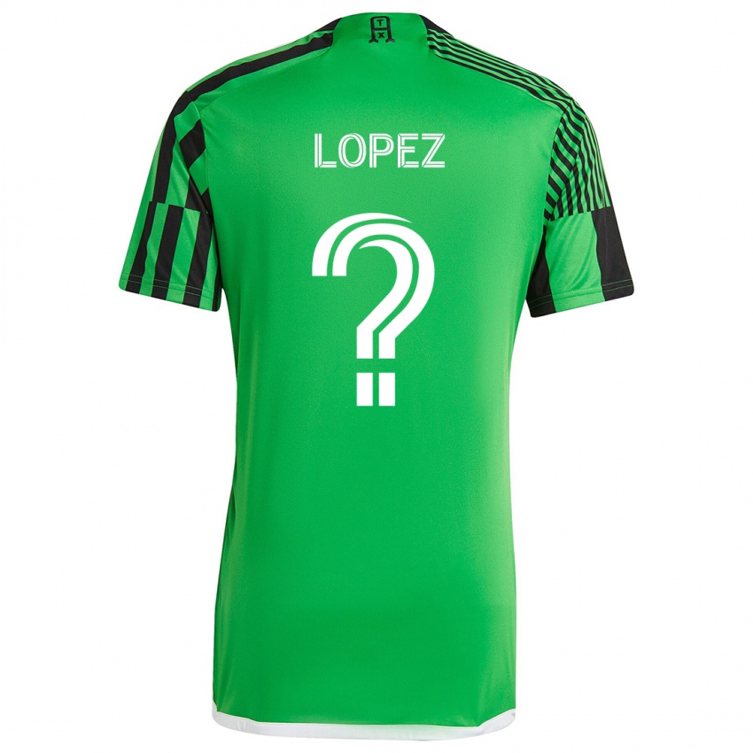 Női Eric López #0 Zöld Fekete Hazai Jersey 2024/25 Mez Póló Ing