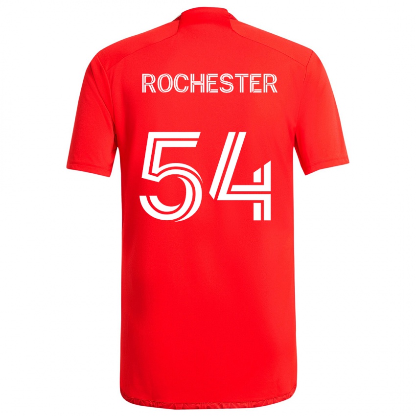 Női Lamonth Rochester #54 Piros Fehér Hazai Jersey 2024/25 Mez Póló Ing