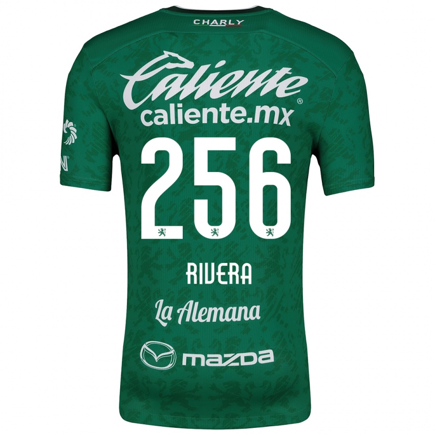 Női Fernando Rivera #256 Zöld Fehér Hazai Jersey 2024/25 Mez Póló Ing