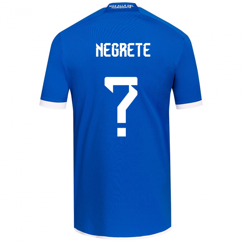 Női Salvador Negrete #0 Kék Fehér Hazai Jersey 2024/25 Mez Póló Ing