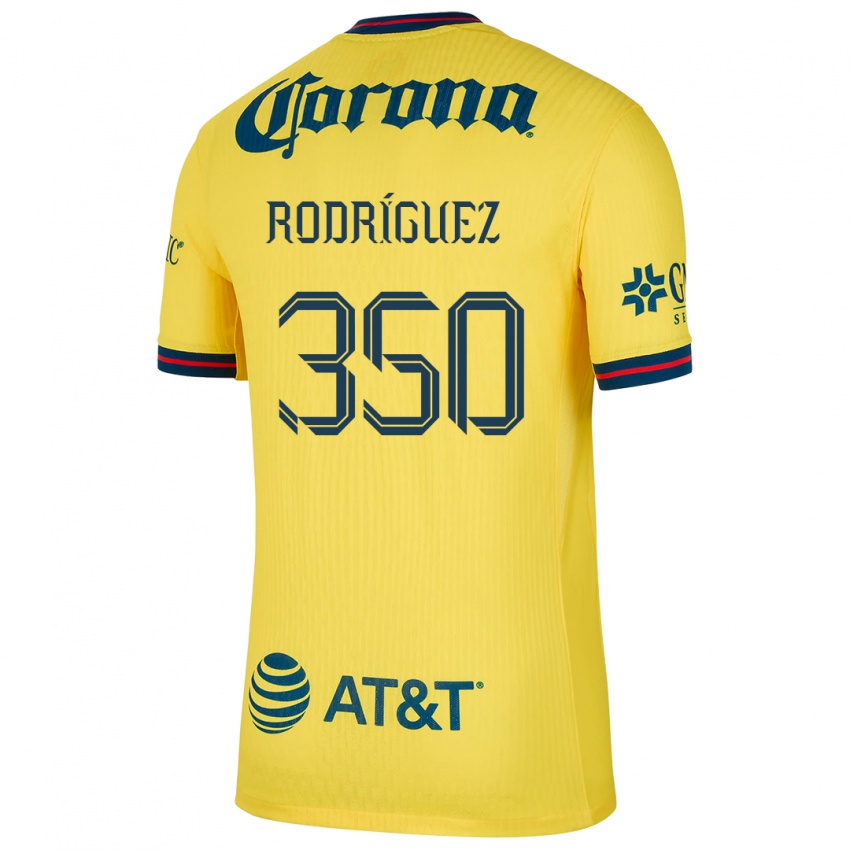 Női Ángel Rodríguez #350 Sárga Kék Hazai Jersey 2024/25 Mez Póló Ing