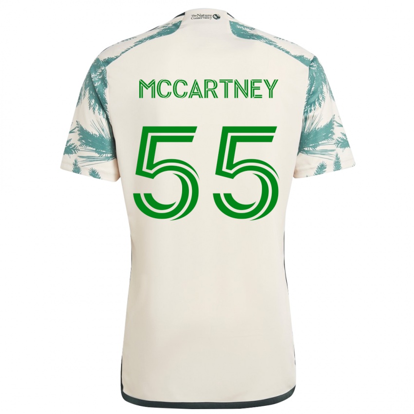 Női Dawson Mccartney #55 Bézs Barna Idegenbeli Jersey 2024/25 Mez Póló Ing