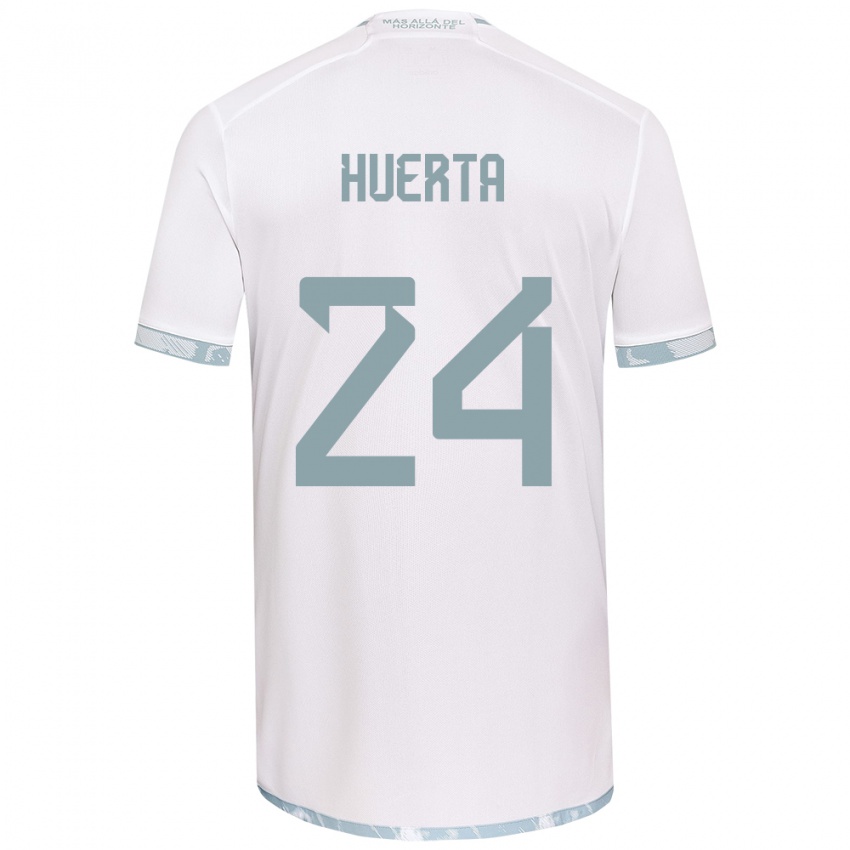 Női Renato Huerta #24 Fehér Szürke Idegenbeli Jersey 2024/25 Mez Póló Ing