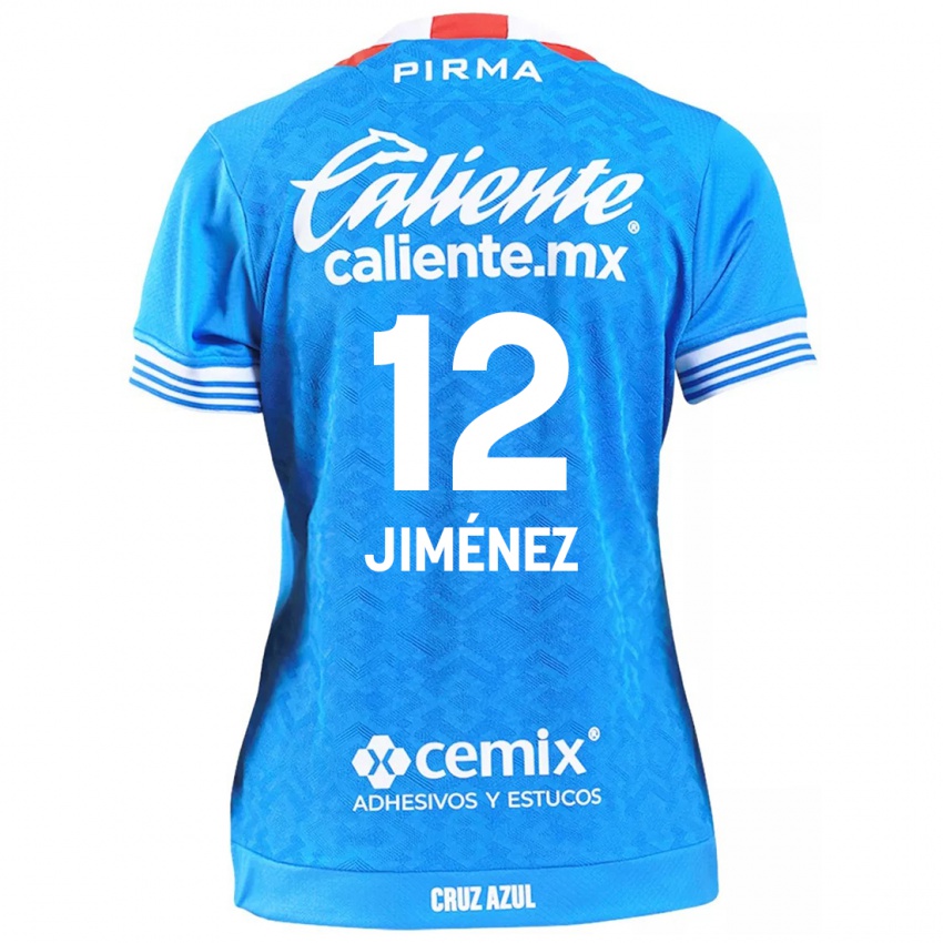 Gyermek Luis Jiménez #12 Égszínkék Hazai Jersey 2024/25 Mez Póló Ing