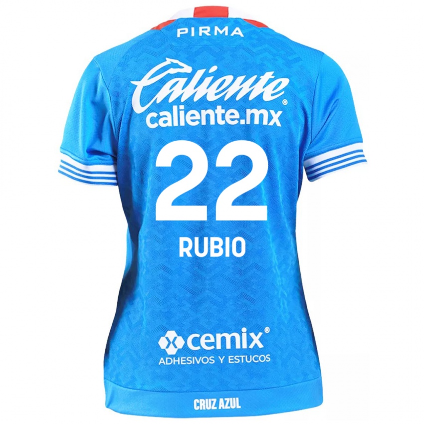 Gyermek Raymundo Rubio #22 Égszínkék Hazai Jersey 2024/25 Mez Póló Ing