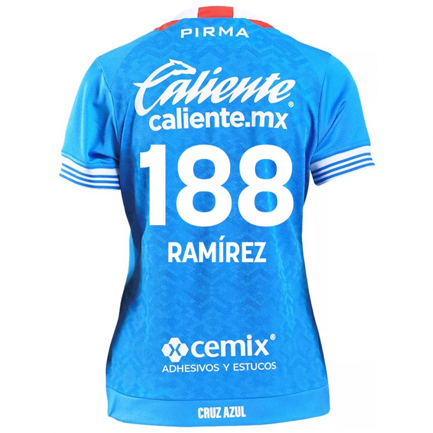 Gyermek Diego Ramírez #188 Égszínkék Hazai Jersey 2024/25 Mez Póló Ing