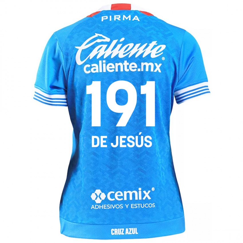 Gyermek Luis De Jesús #191 Égszínkék Hazai Jersey 2024/25 Mez Póló Ing