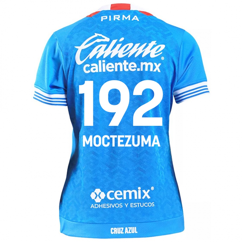 Gyermek Brayan Moctezuma #192 Égszínkék Hazai Jersey 2024/25 Mez Póló Ing